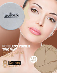 Lia Gold Mid Rose Beige Matte Compact Powder (LPP-455)