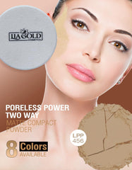 Lia Gold Light Tan Matte Compact Powder (LPP-456)