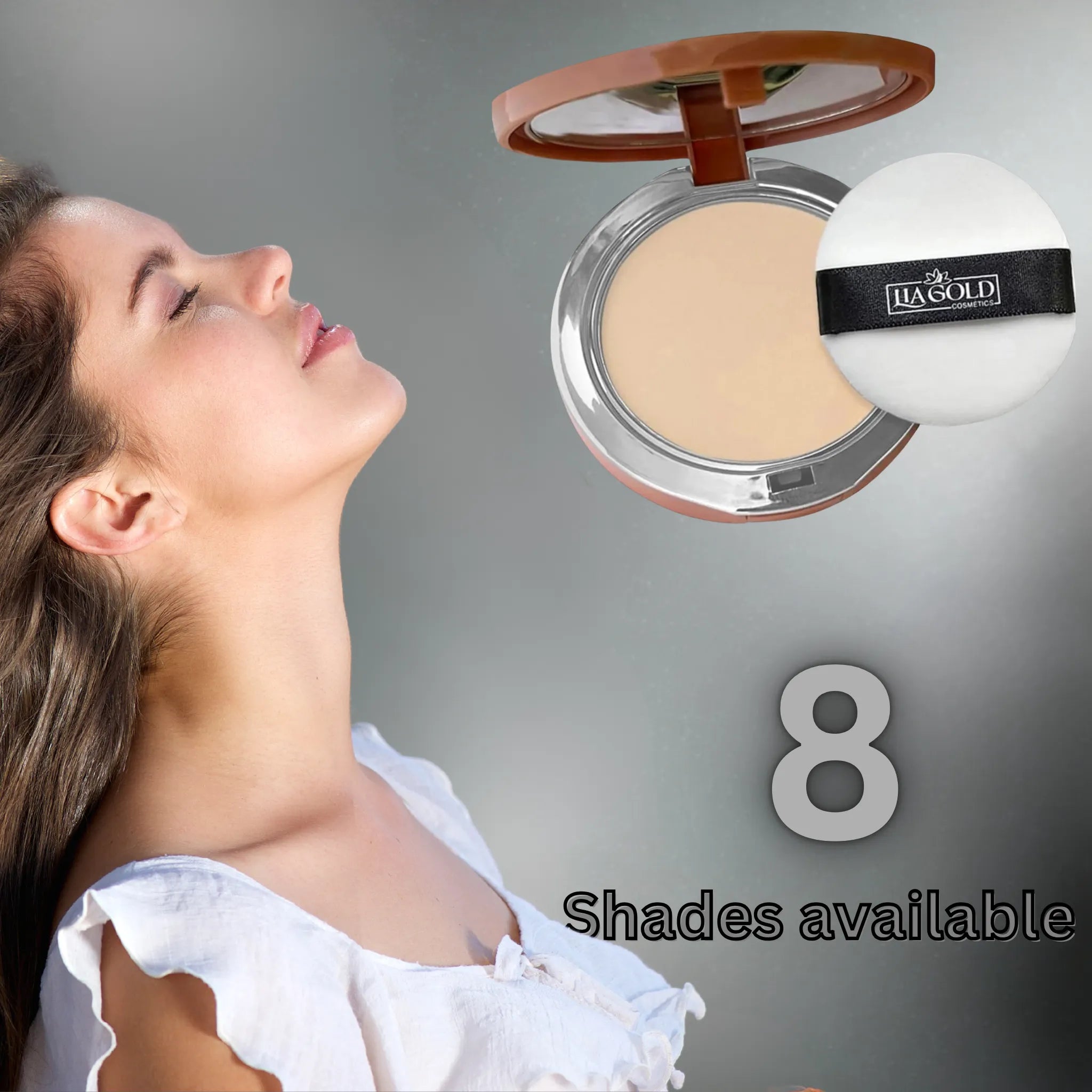 Warm Caramel Matte Compact Powder SPF 50+ (LBC-307)