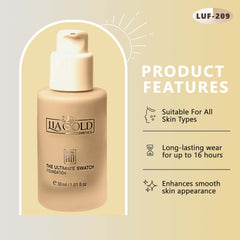 Deep Bronze Swatch Foundation (LUF-209)