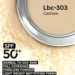 Matte Compact Cashew Face Powder (LBC-303) – SPF 50+